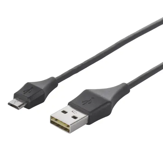 Buffalo 1.2m, USB Type-A - USB microB BSUAMBDU212BKA