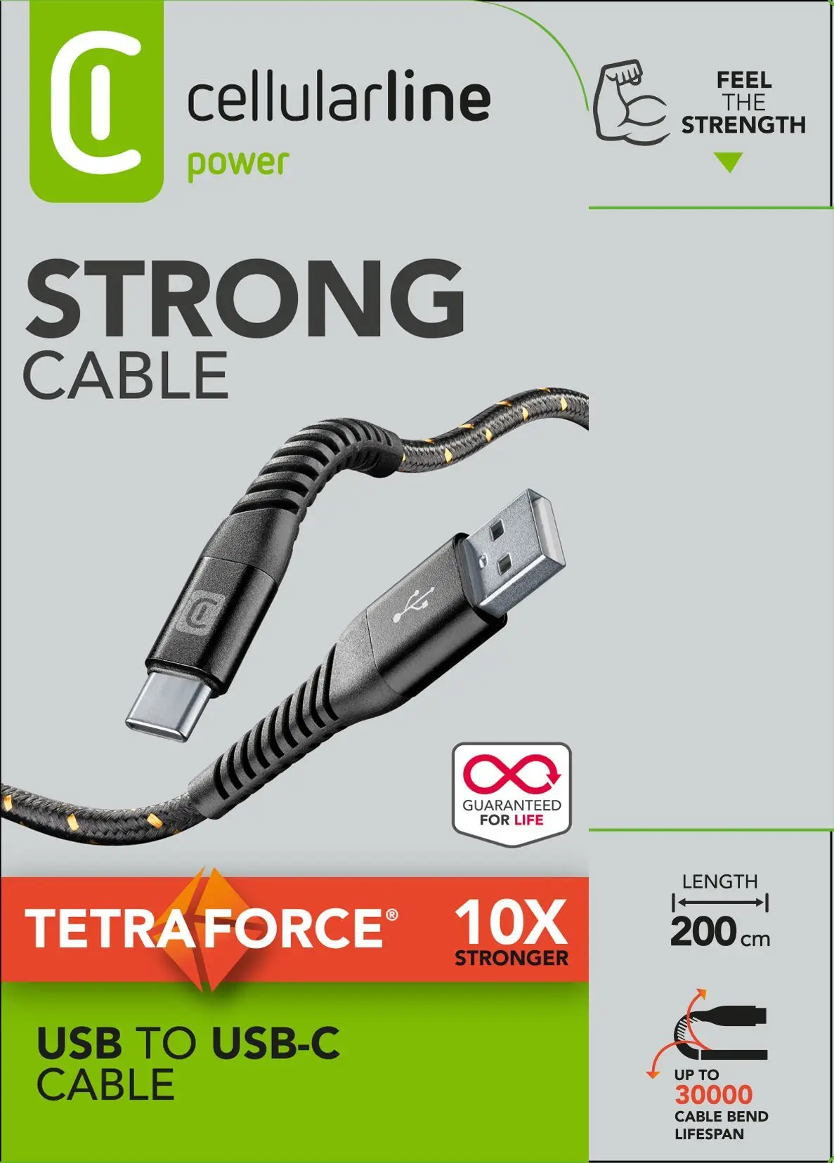 Cellularline 8018080312663 15 W TETRACABTYC2MK
