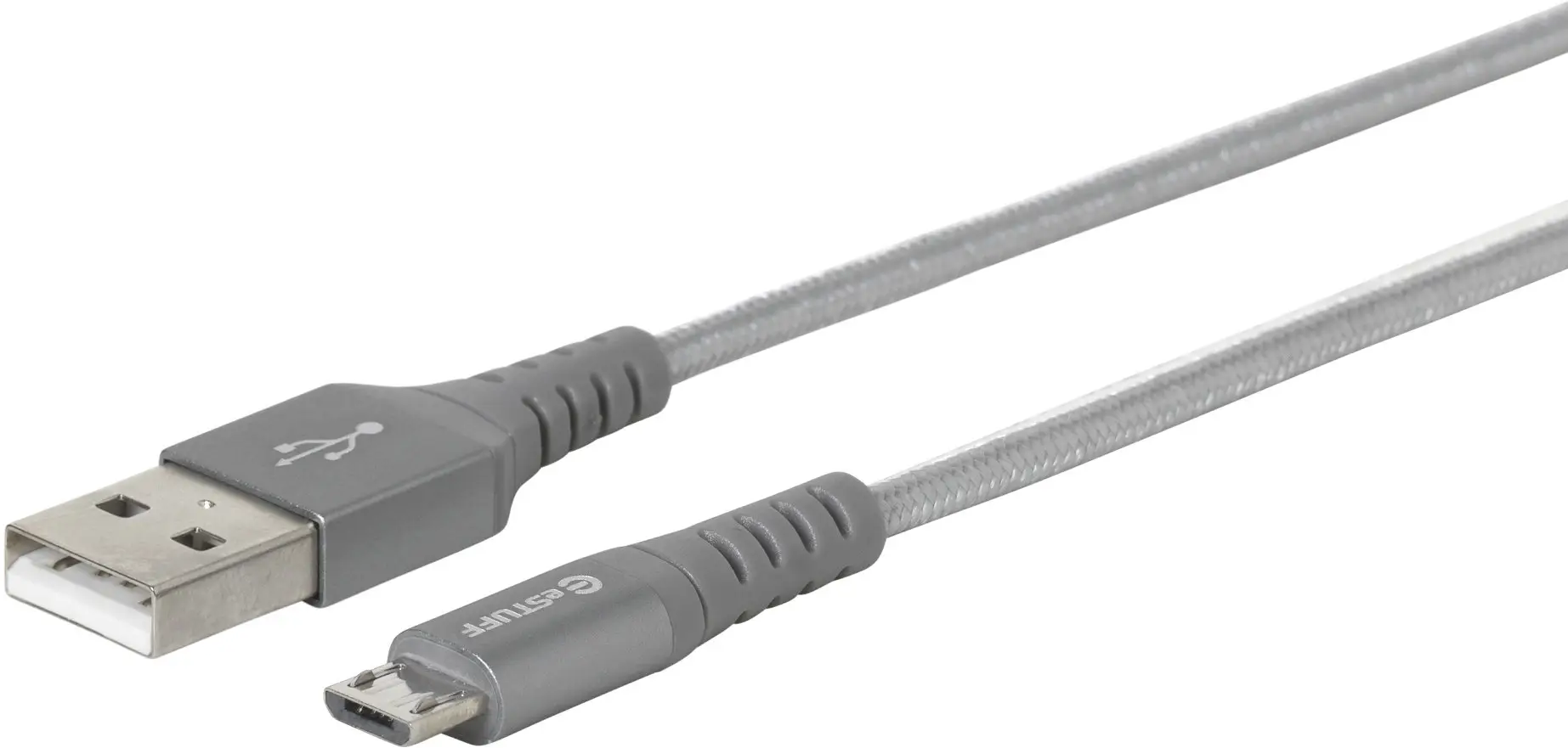 eSTUFF MicroUSB Cable 1m Grey ES603051