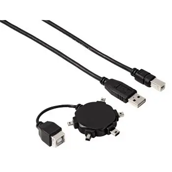 Hama 0.45m, USB 2.0-B/USB 2.0-A 00105434