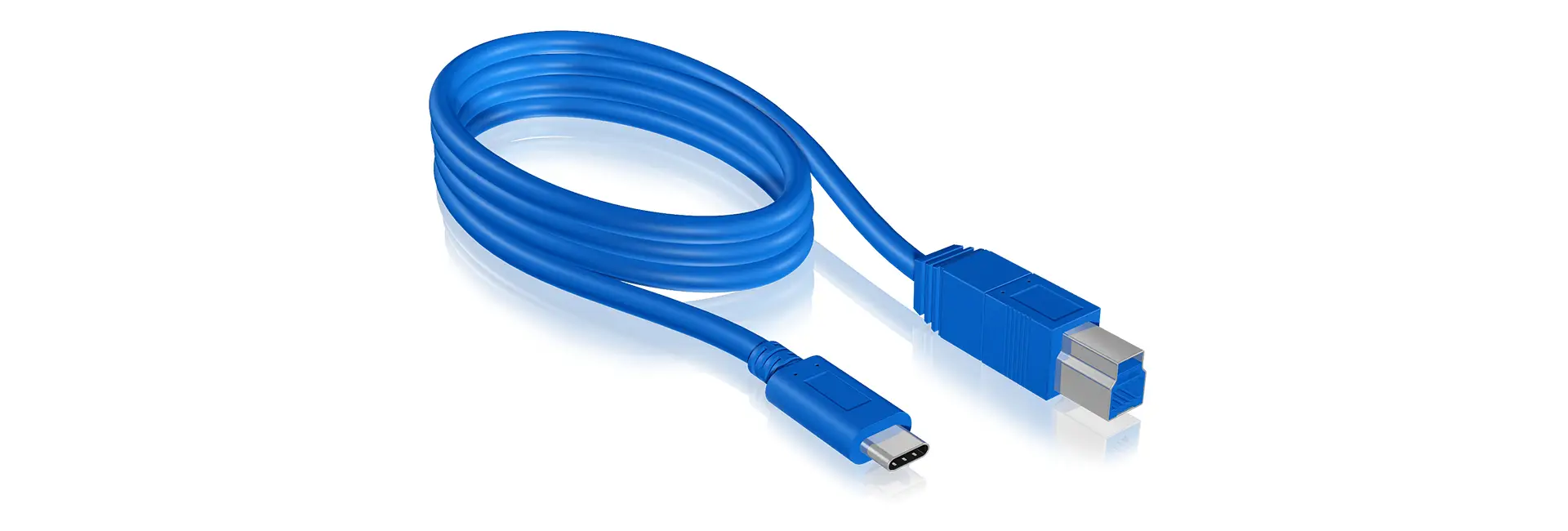 ICY BOX USB C/USB B 1m 31602