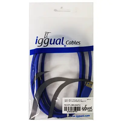 iggual USB 3.0 A - USB 3.0 A, M/F, 2m PSICCP-USB3-AMAF-6