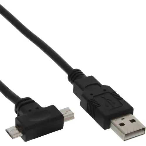 InLine 1.8m, USB 2.0 - Micro-B USB, Mini-USB 33109T