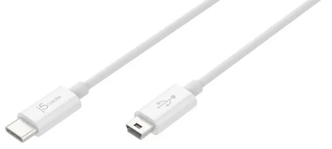 j5create 1.8m USB2.0 C - MiniUSB2.0 B JUCX10