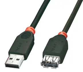 Lindy USB 2.0 M/F 0.2m 31853