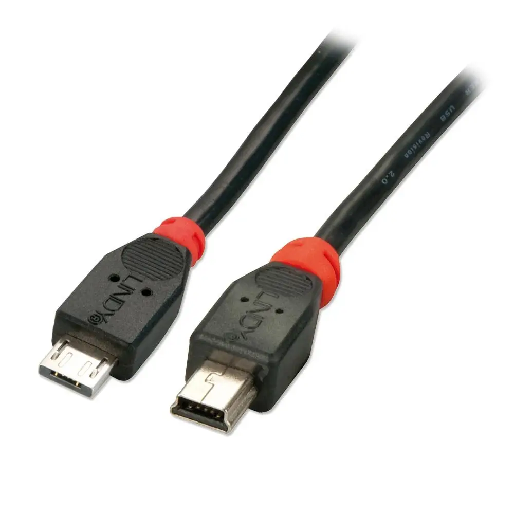 Lindy USB Micro-A - USB Mini-B, 0.5m 31957