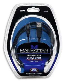 Manhattan USB-A - USB-Mini, 3m 380294