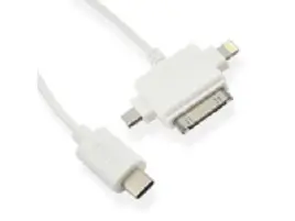 Microconnect USB C/Lightning/30-pin/MicroUSB, 1 m USB3.1CCOM1