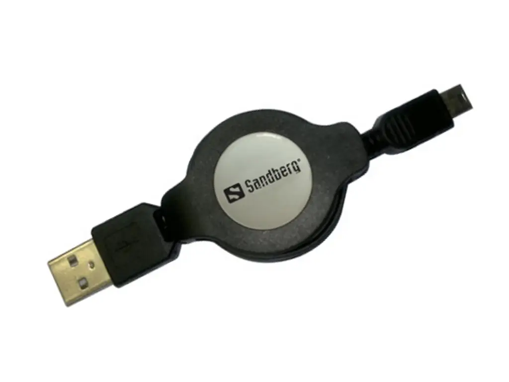 Sandberg Retractable USB 2.0-Mini 1.2m 508-57