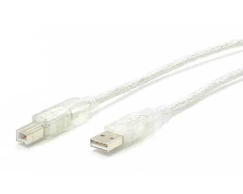 StarTech.com 10ft Transparent USB 2.0 Cable USBFAB10