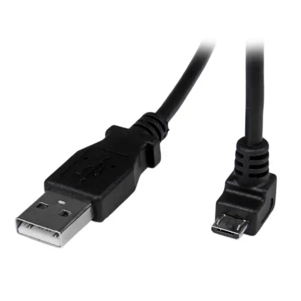 StarTech.com 1m Micro USB A to Down Angle Micro B USBAUB1MD
