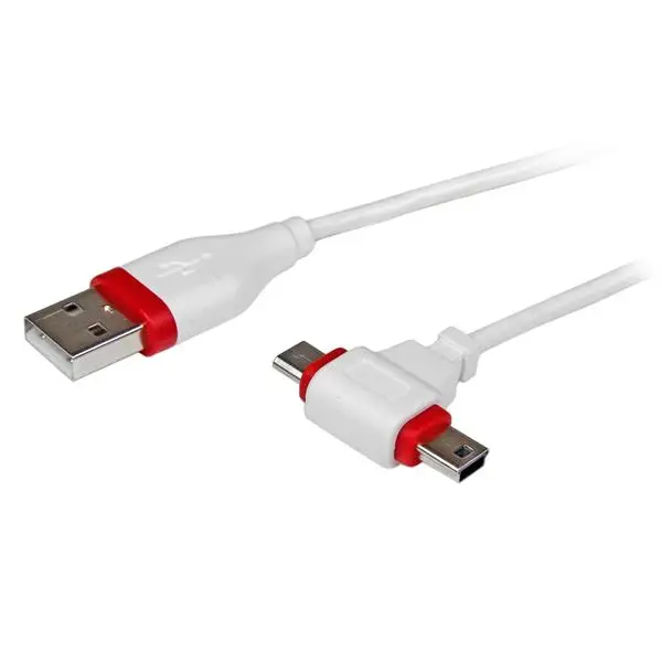 StarTech.com 1m USB/Micro USB/Mini USB USBHAUBMB1MW