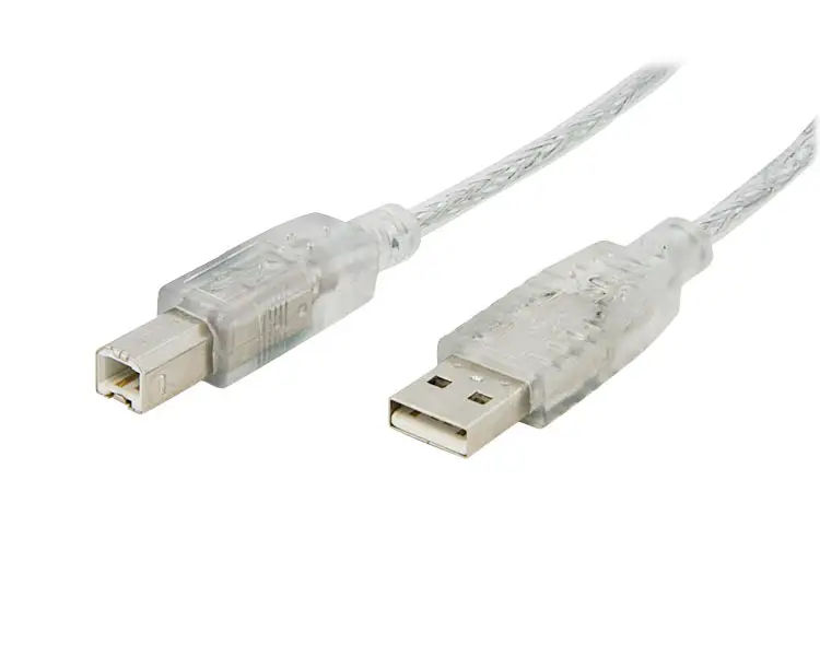 StarTech.com 3 ft Clear A -> B USB 2.0 Cable - M/M USBFAB3