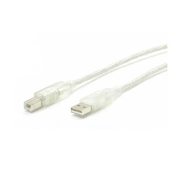 StarTech.com 6 ft. Transparent USB Cable A-B M/M USBFAB6T