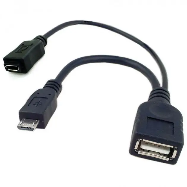 Techly 0.3m USB 2.0 A F - Micro USB 2.0 M/F ICOC MUSB-MC1
