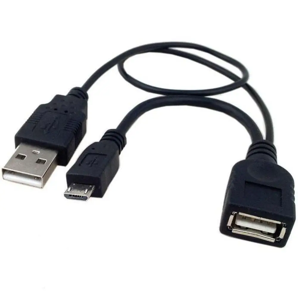 Techly 0.3m USB 2.0 A M/F - Micro USB 2.0 M ICOC MUSB-MC2