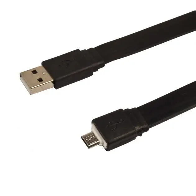 Techly 1.0m USB 2.0 A/Micro USB 2.0 B M/M ICOC MUSB-A-FLB