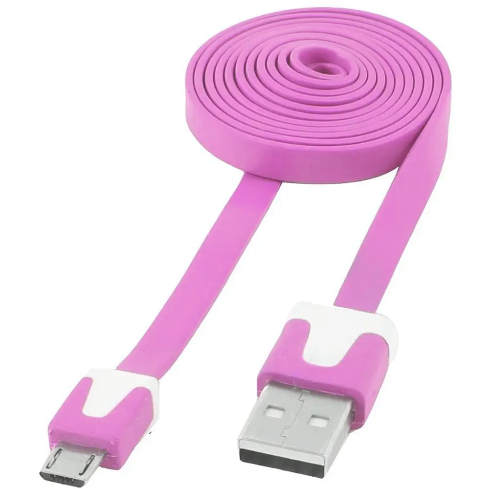 Techly 1m USB A/MicroUSB B ICOC MUSB-A-FLR