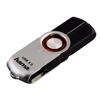 Hama FlashPen Tenus 64GB schwarz / USB Sticks 00114958