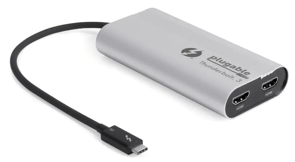 Plugable Technologies TBT3-HDMI2X-83