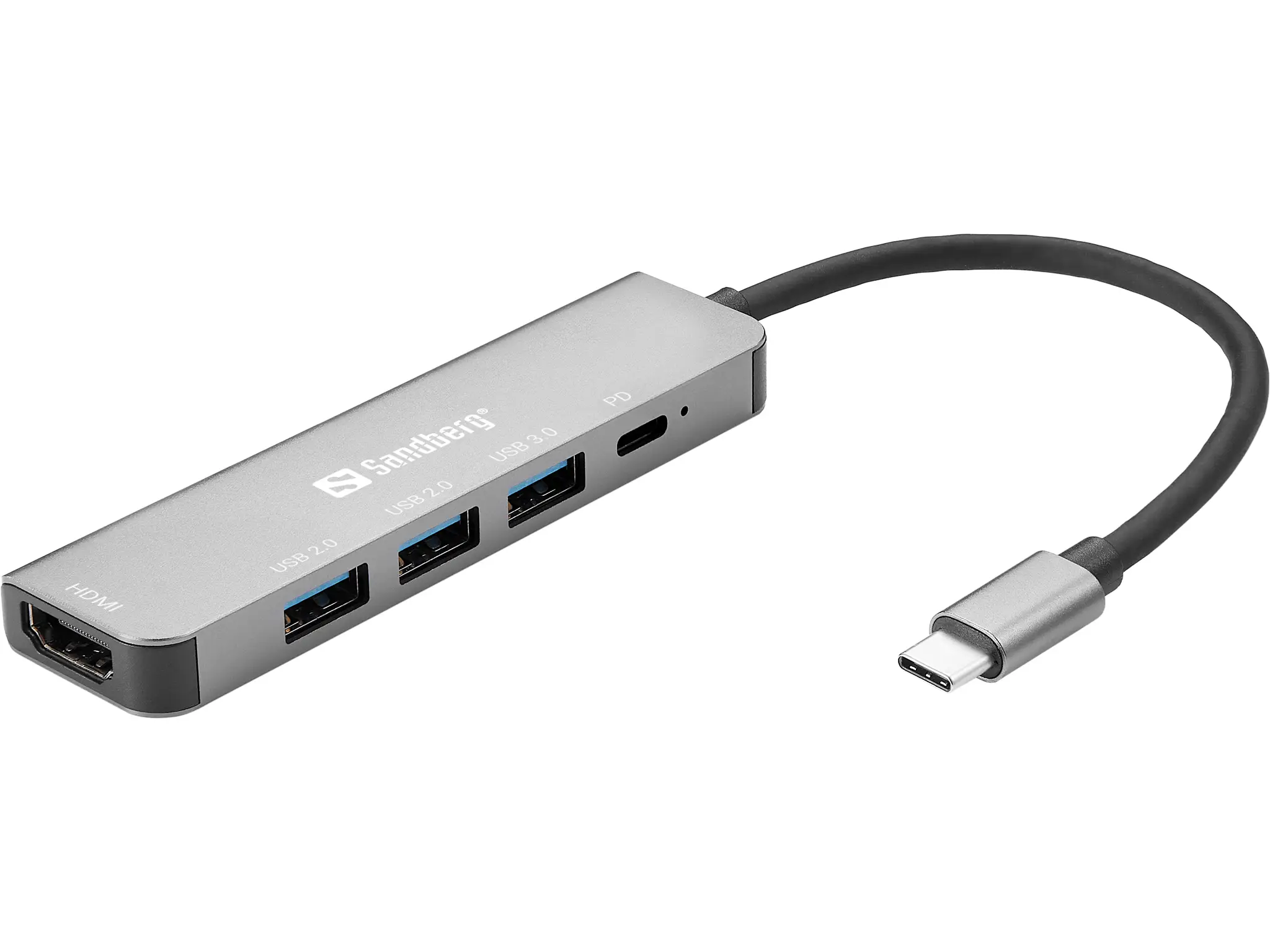 Sandberg USB-C Dock HDMI+3xUSB+PD 100W 136-32