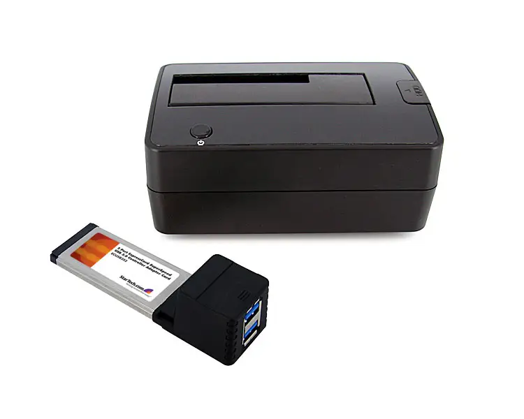 StarTech.com SATA Hard Drive Docking Station, USB 3.0 w/ Laptop Controller SATDOCKU3SE