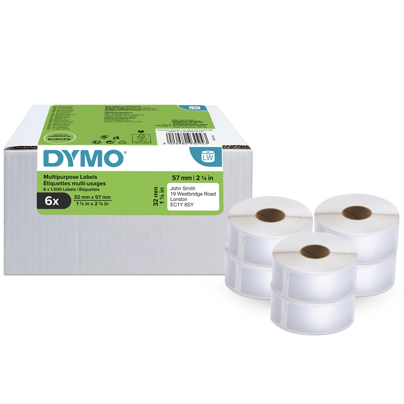 DYMO LW - Multi-Purpose Labels - 32 x 57 mm - 2093094