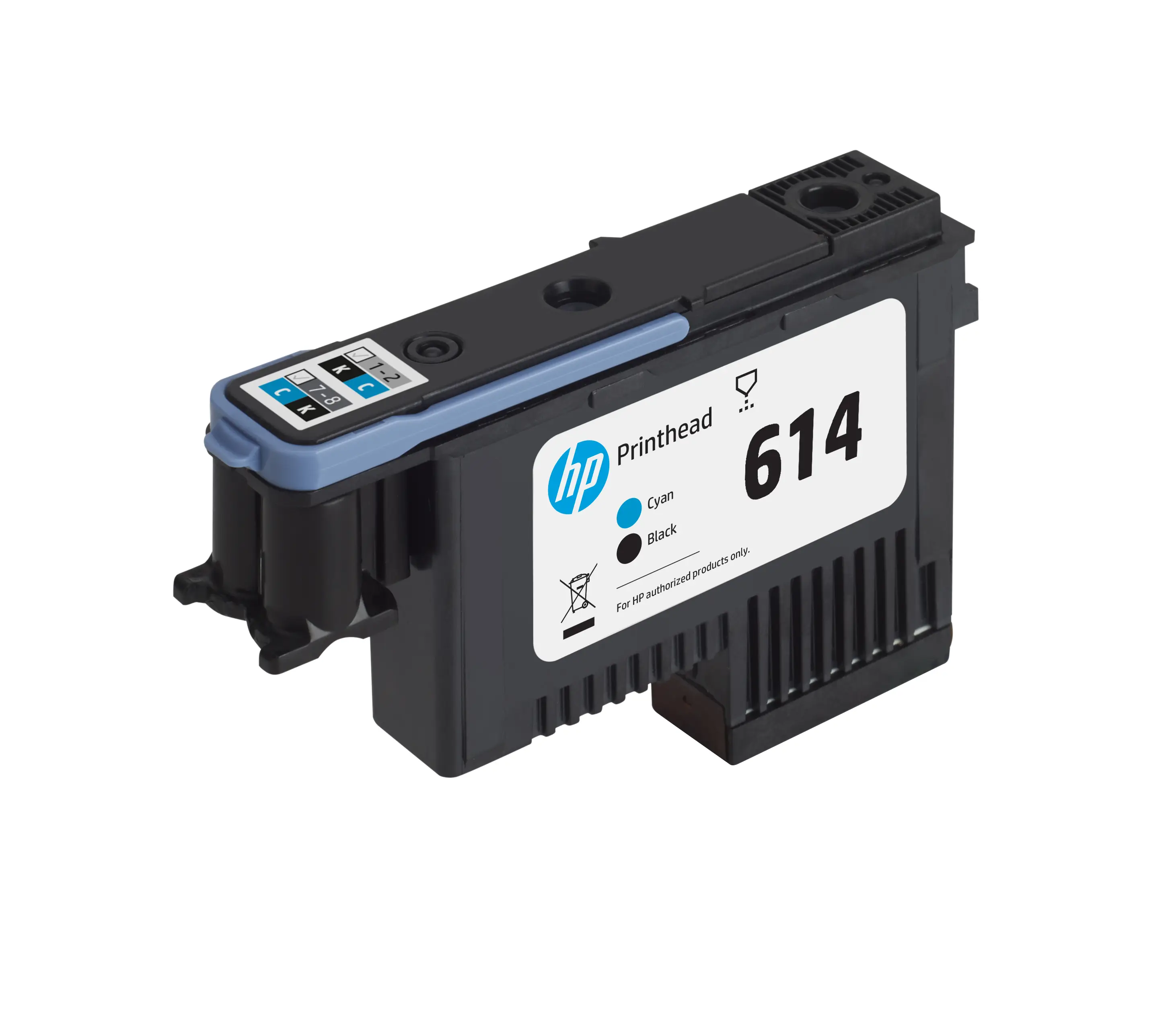 HP 618 Black and Cyan Stitch Stitch Dye Sublimation Printhead 4UV68A