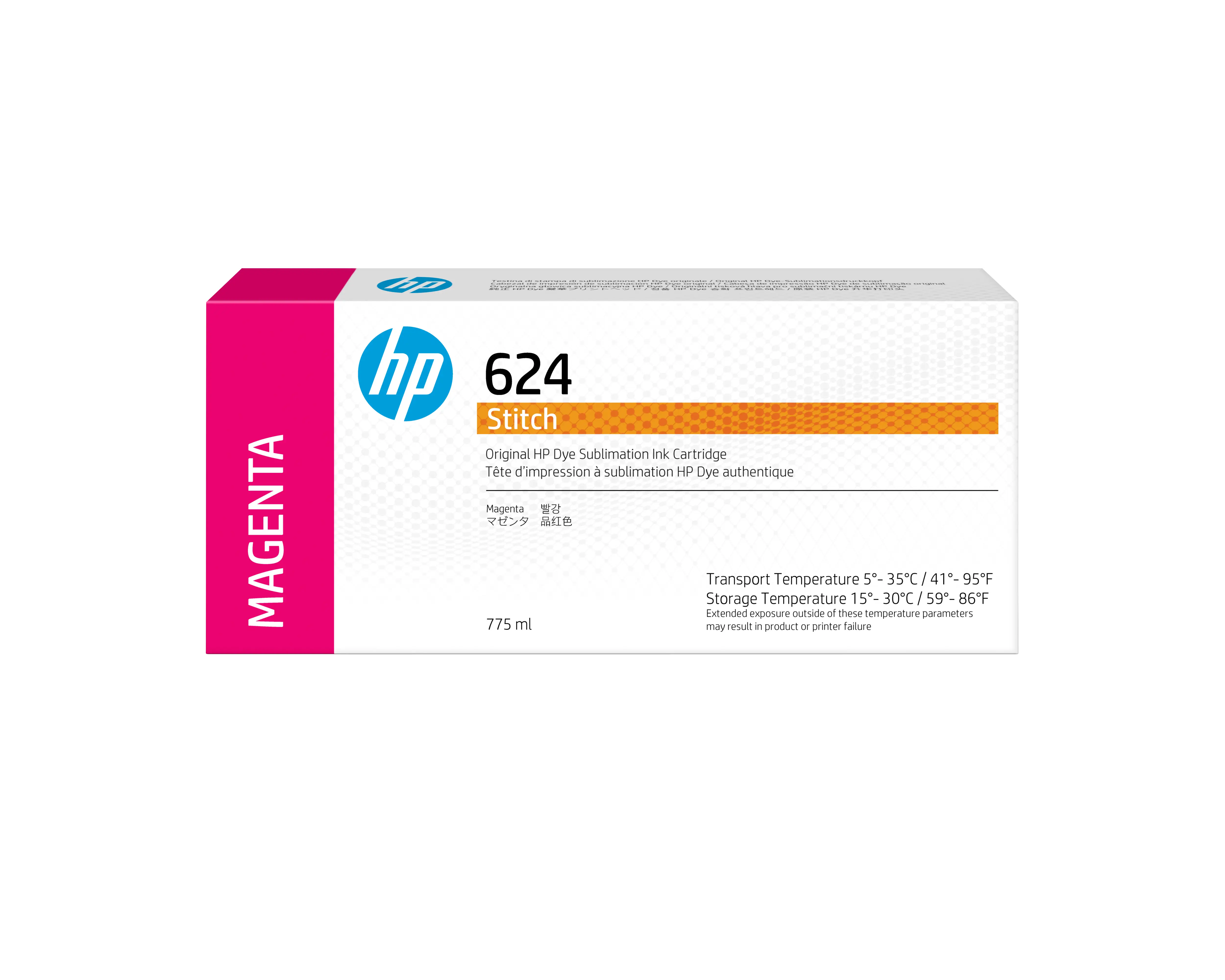 HP 624 775 ml Macenta Stitch Boya Uçunmalı Baskı Kartuşu 2LL55A