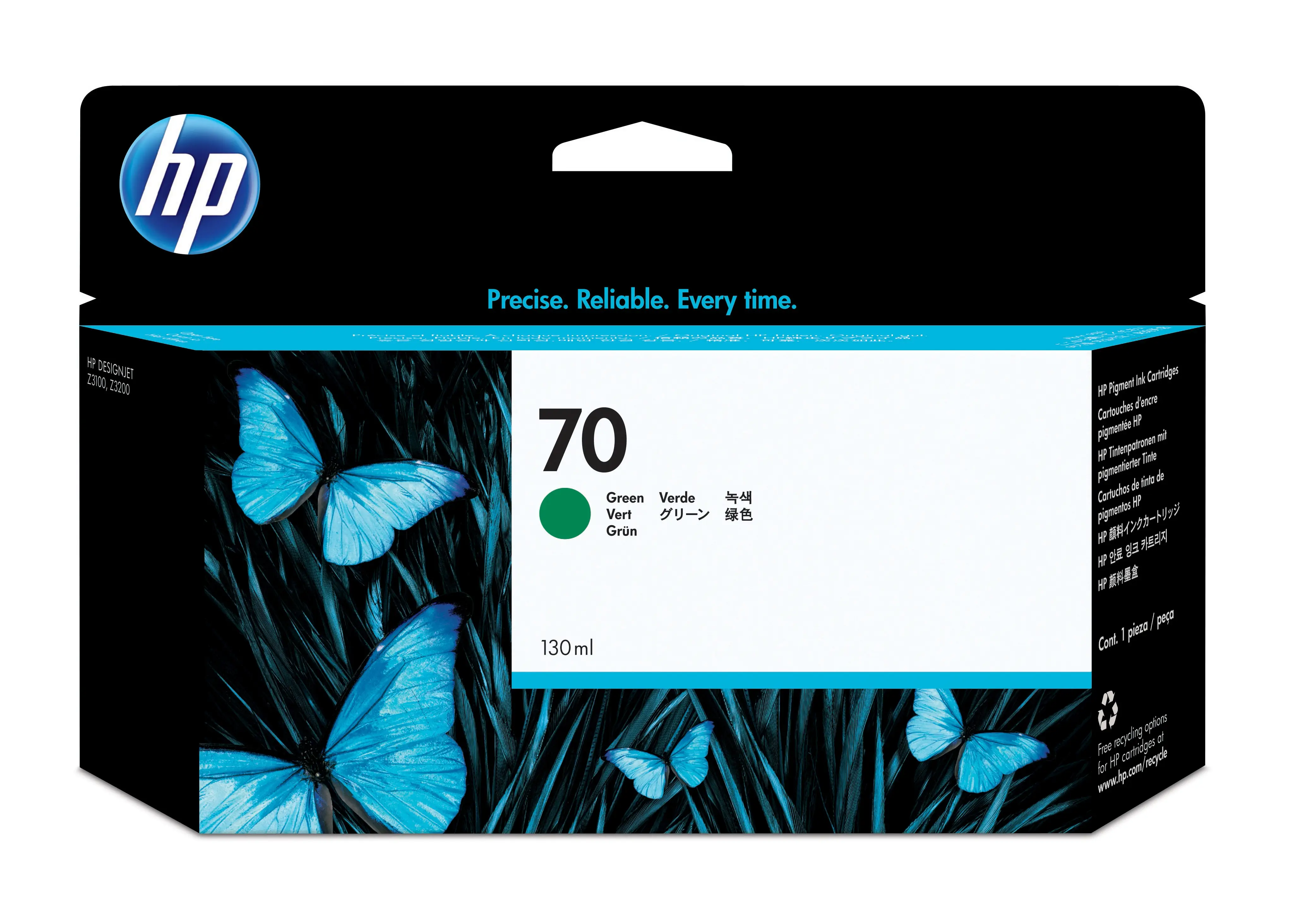 HP 70 130 ml Yeşil Mürekkep Kartuşu C9457A