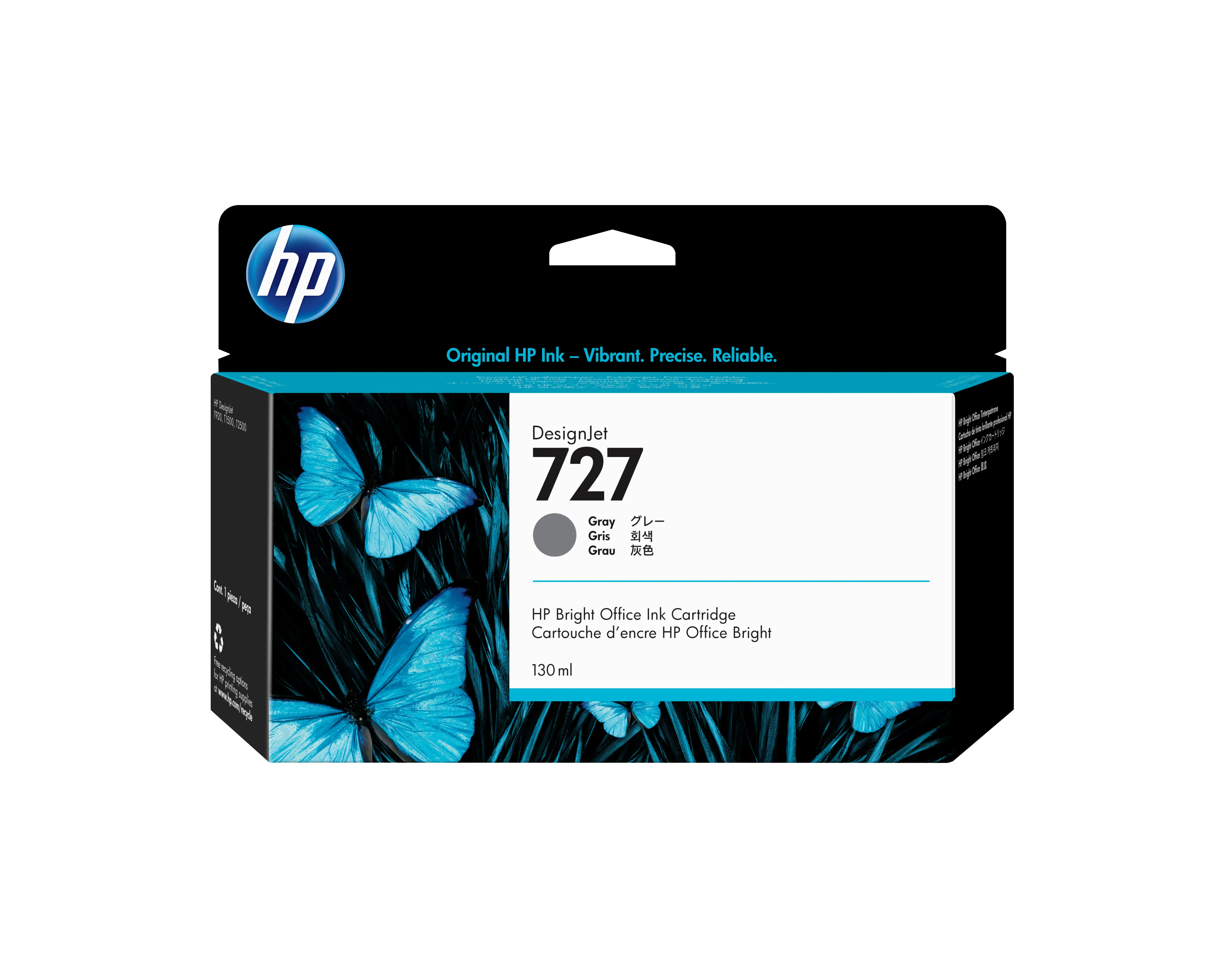 HP 727 130 ml Gri DesignJet Mürekkep Kartuşu B3P24A