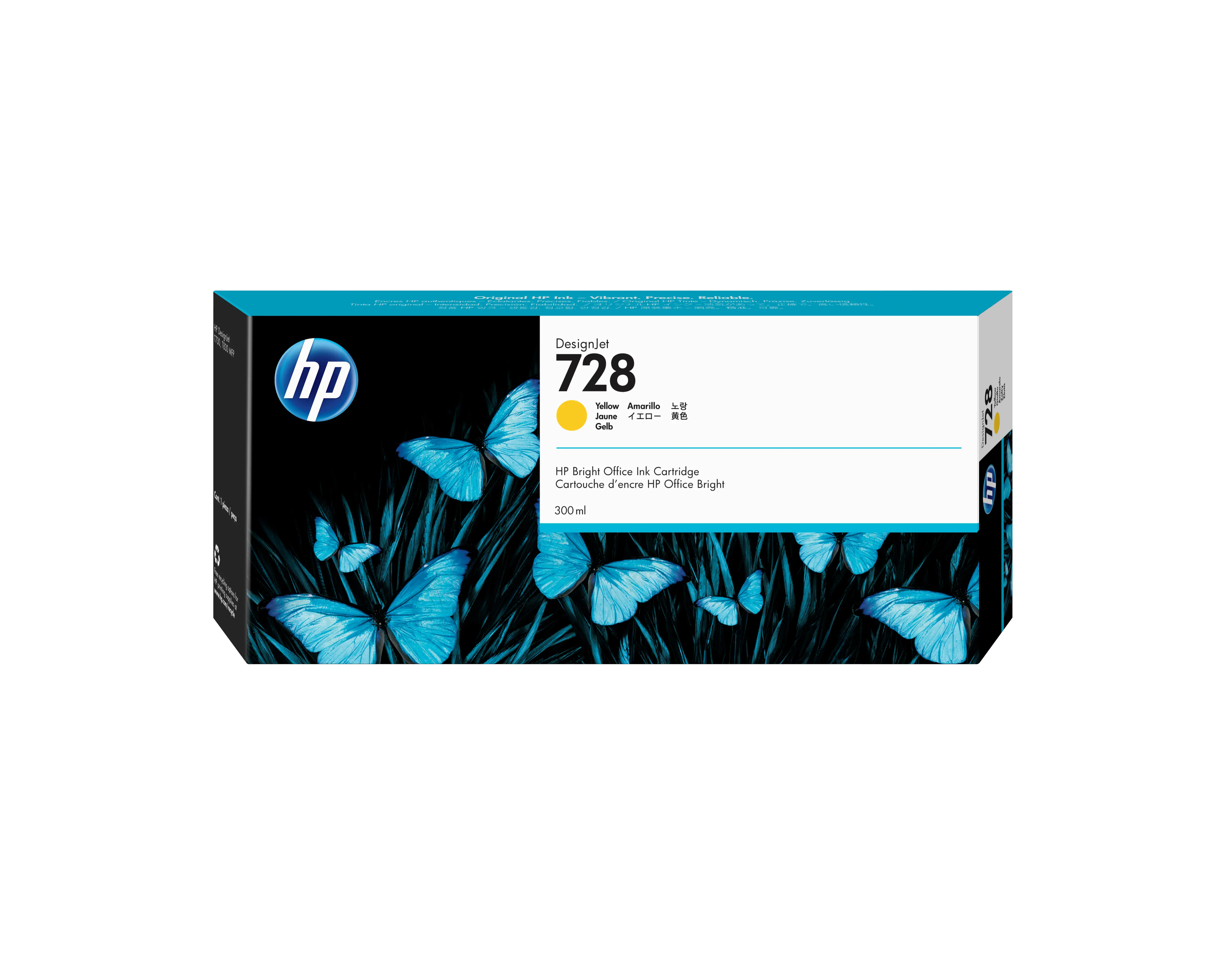 HP 728 300 ml Sarı DesignJet Mürekkep Kartuşu F9K15A