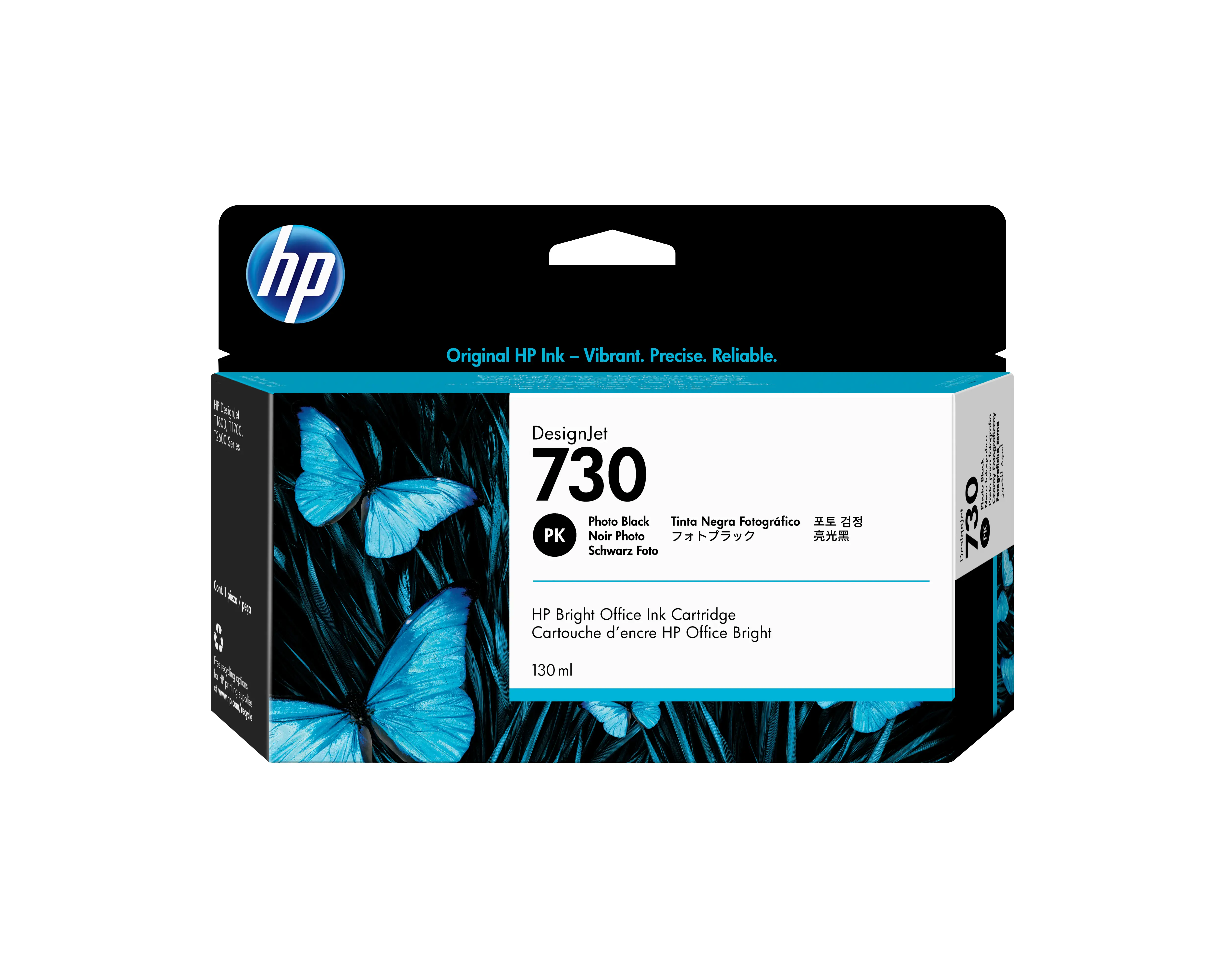 HP 730 130 ml Fotoğraf Siyahı DesignJet Mürekkep Kartuşu P2V67A