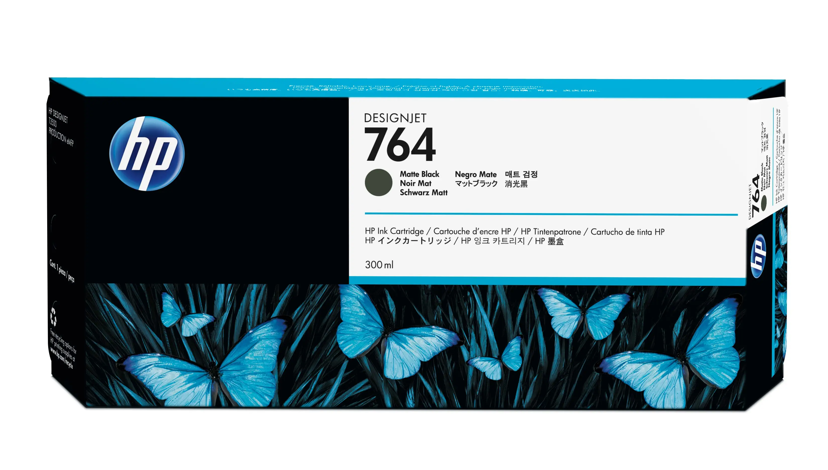 HP 764 300-ml Mat Siyah Mürekkep Kartuşu C1Q16A