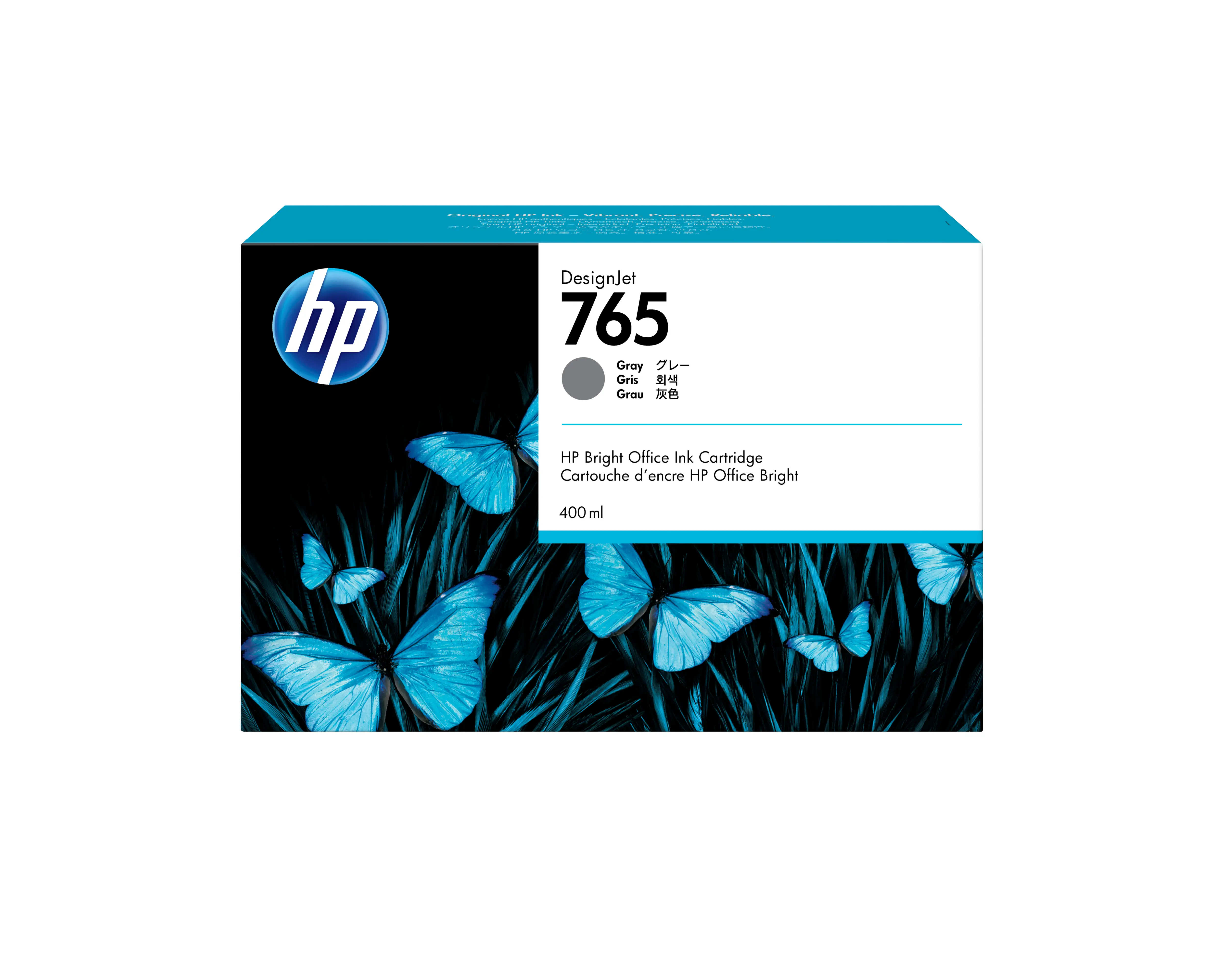 HP 765 400 ml Gri Designjet Mürekkep Kartuşu F9J53A