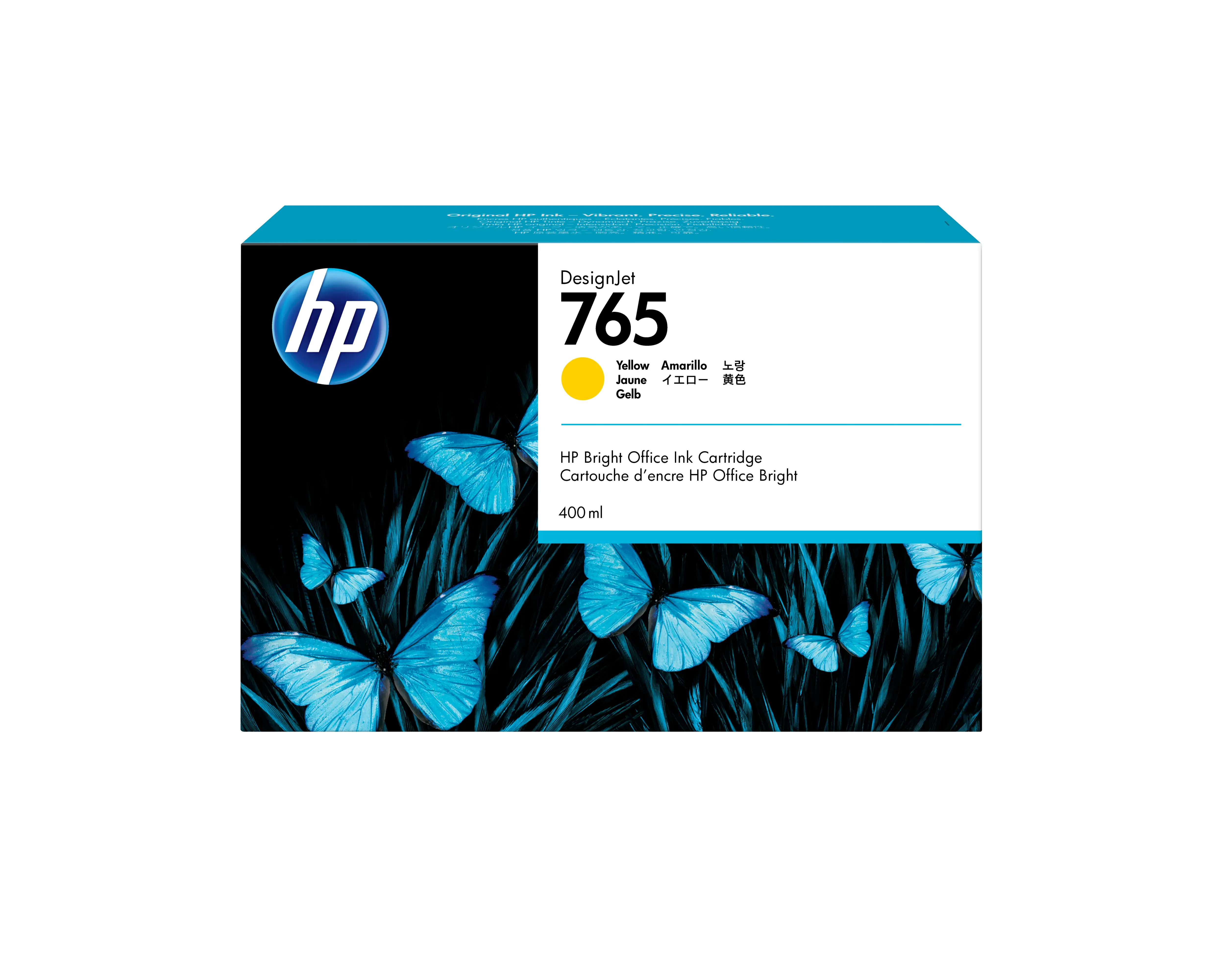 HP 765 400 ml Sarı Designjet Mürekkep Kartuşu F9J50A