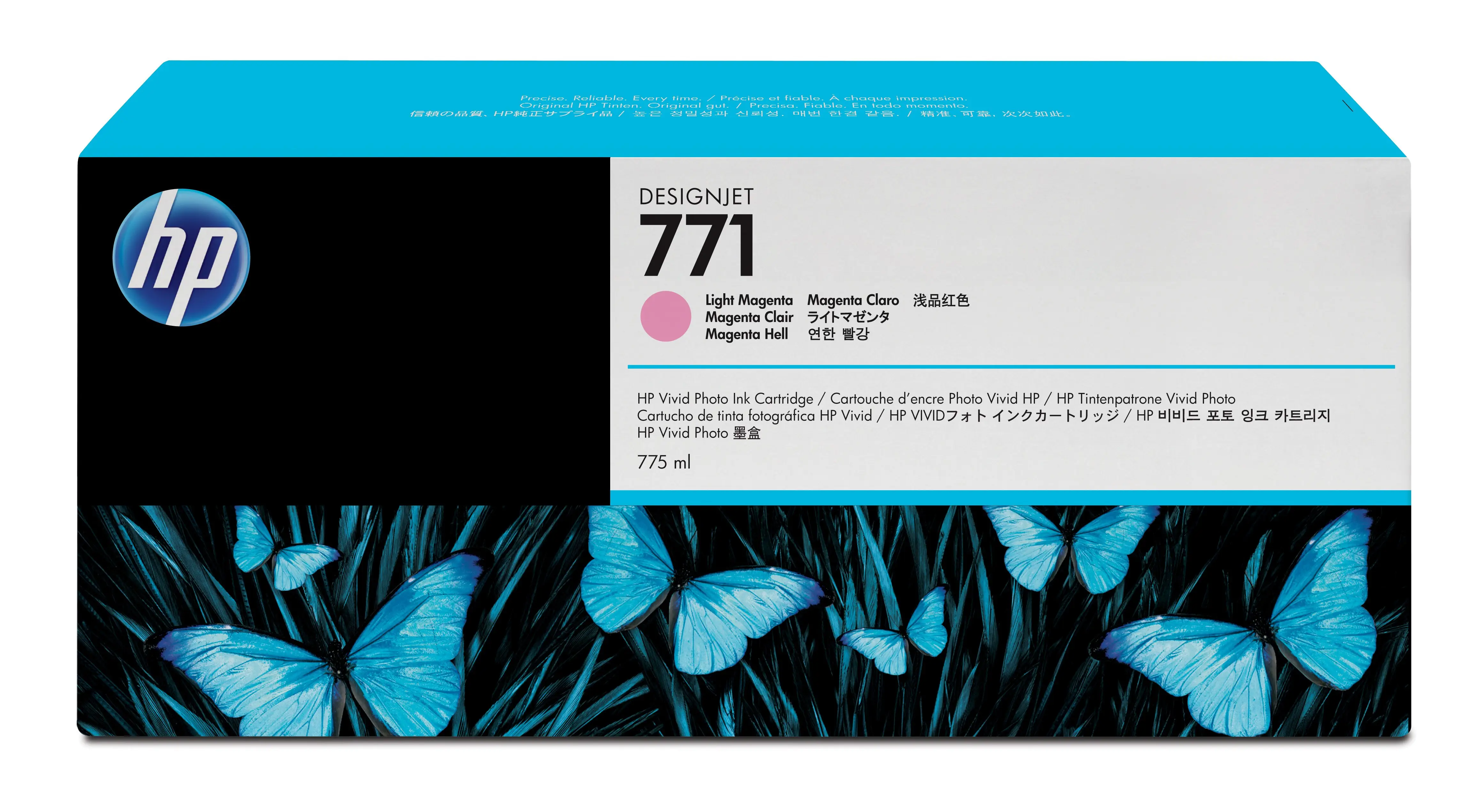 HP 771 775-ml Light Magenta DesignJet Ink Cartridge CE041A