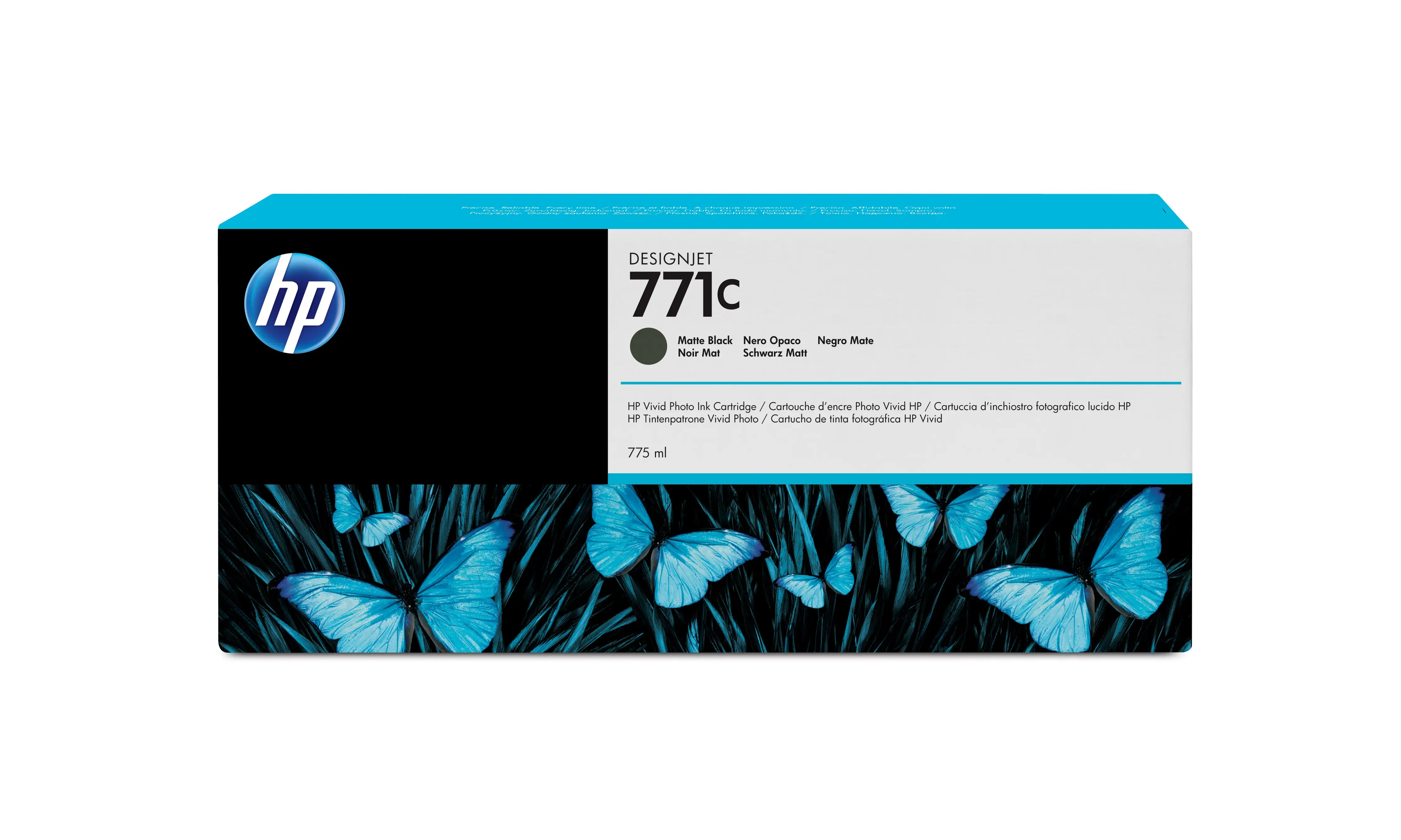 HP 771C 775 ml Mat Siyah DesignJet Mürekkep Kartuşu B6Y07A