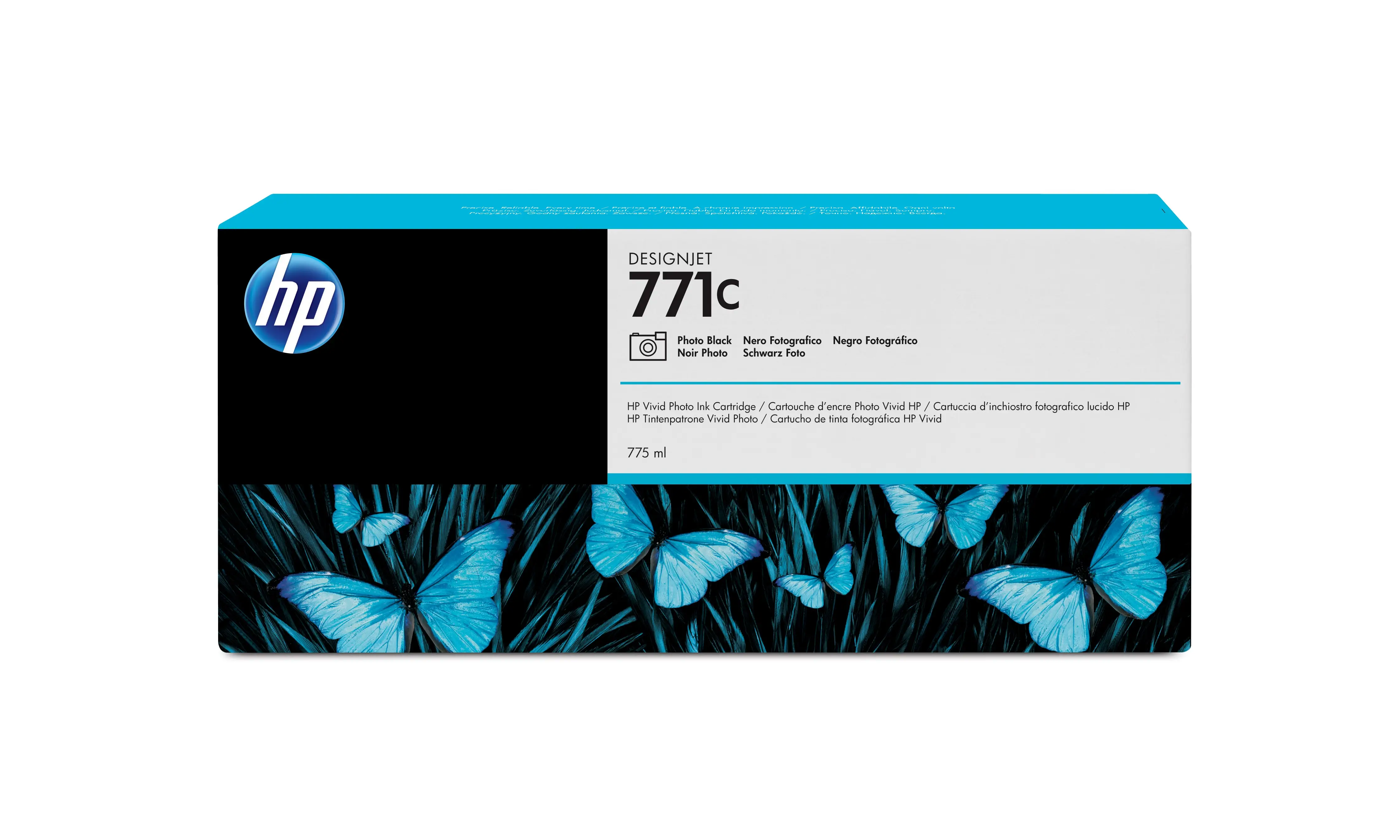 HP 771C 775 ml Fotoğraf Siyahı DesignJet Mürekkep Kartuşu B6Y13A