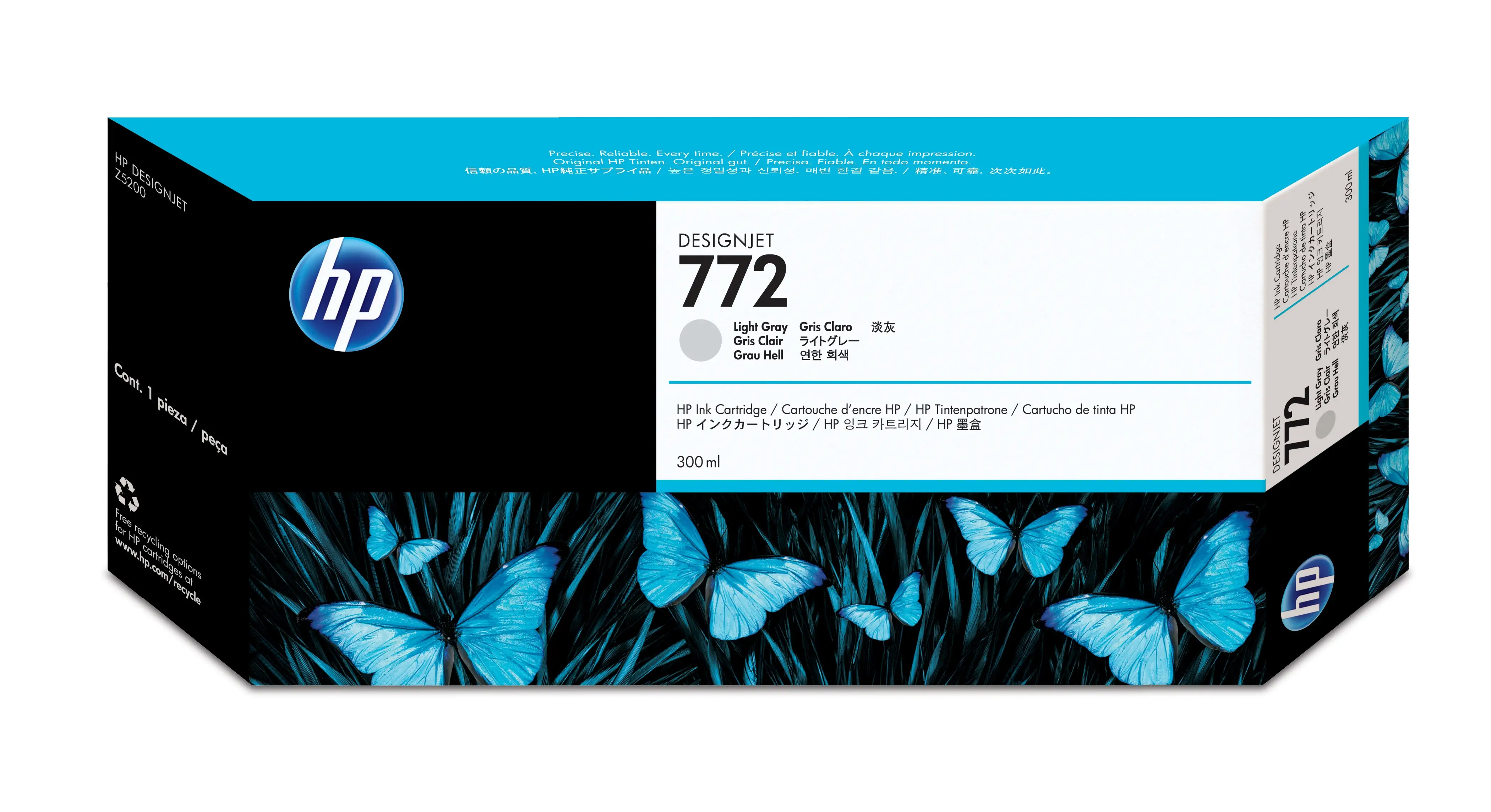 HP 772 300 ml Açık Gri DesignJet Mürekkep Kartuşu CN634A
