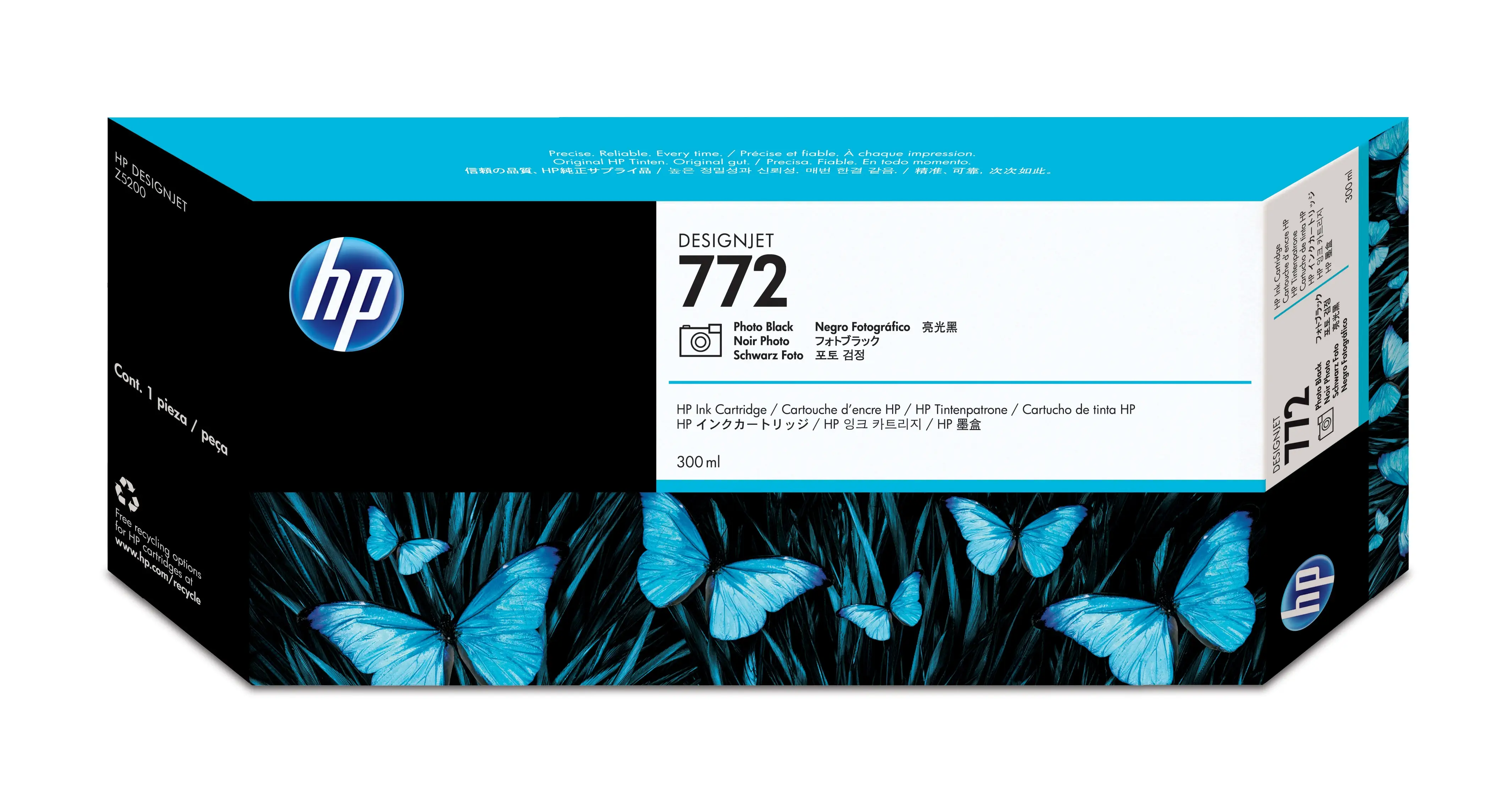HP 772 300 ml Fotoğraf Siyahı DesignJet Mürekkep Kartuşu CN633A