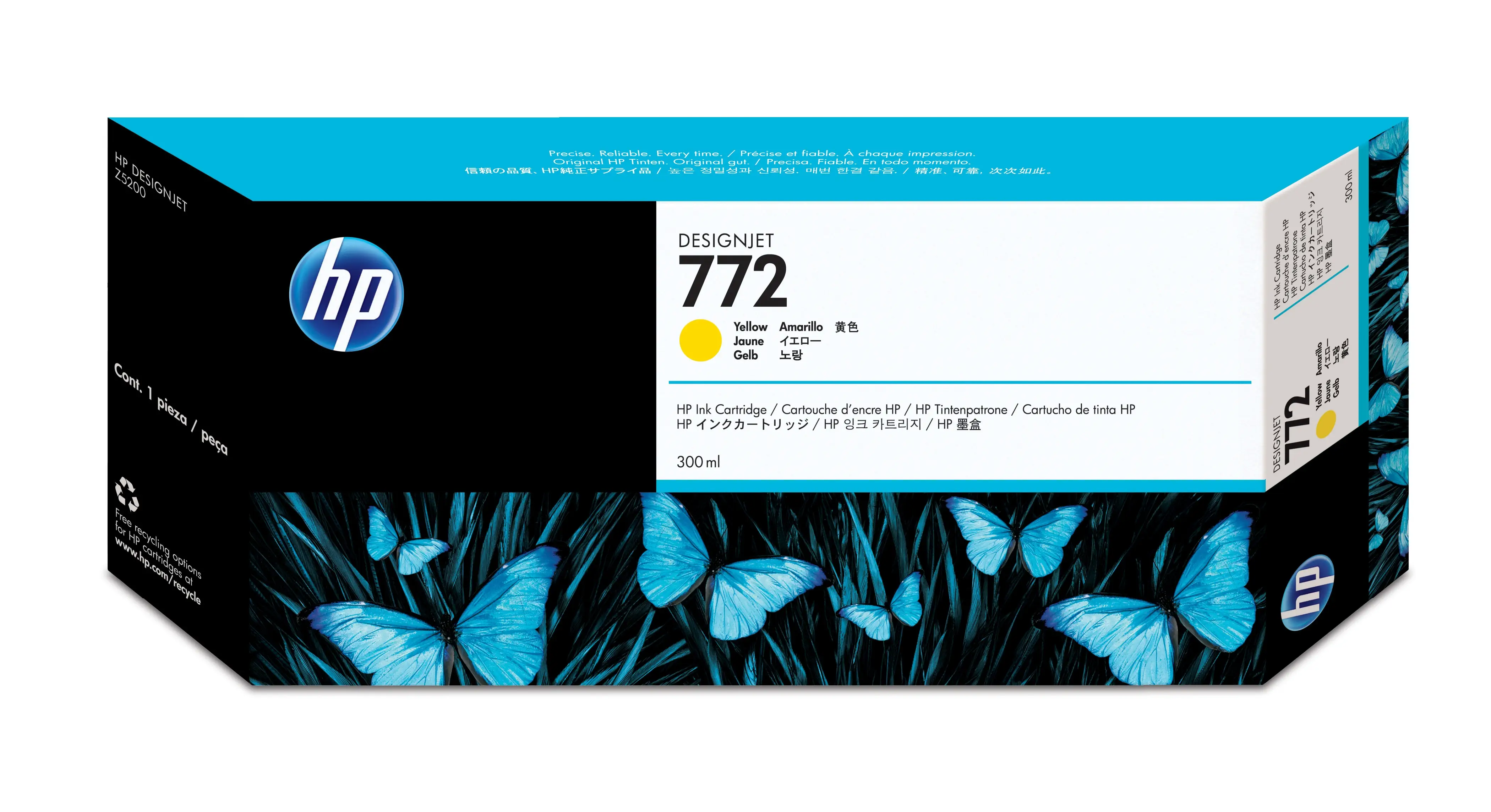 HP 772 300 ml Sarı DesignJet Mürekkep Kartuşu CN630A