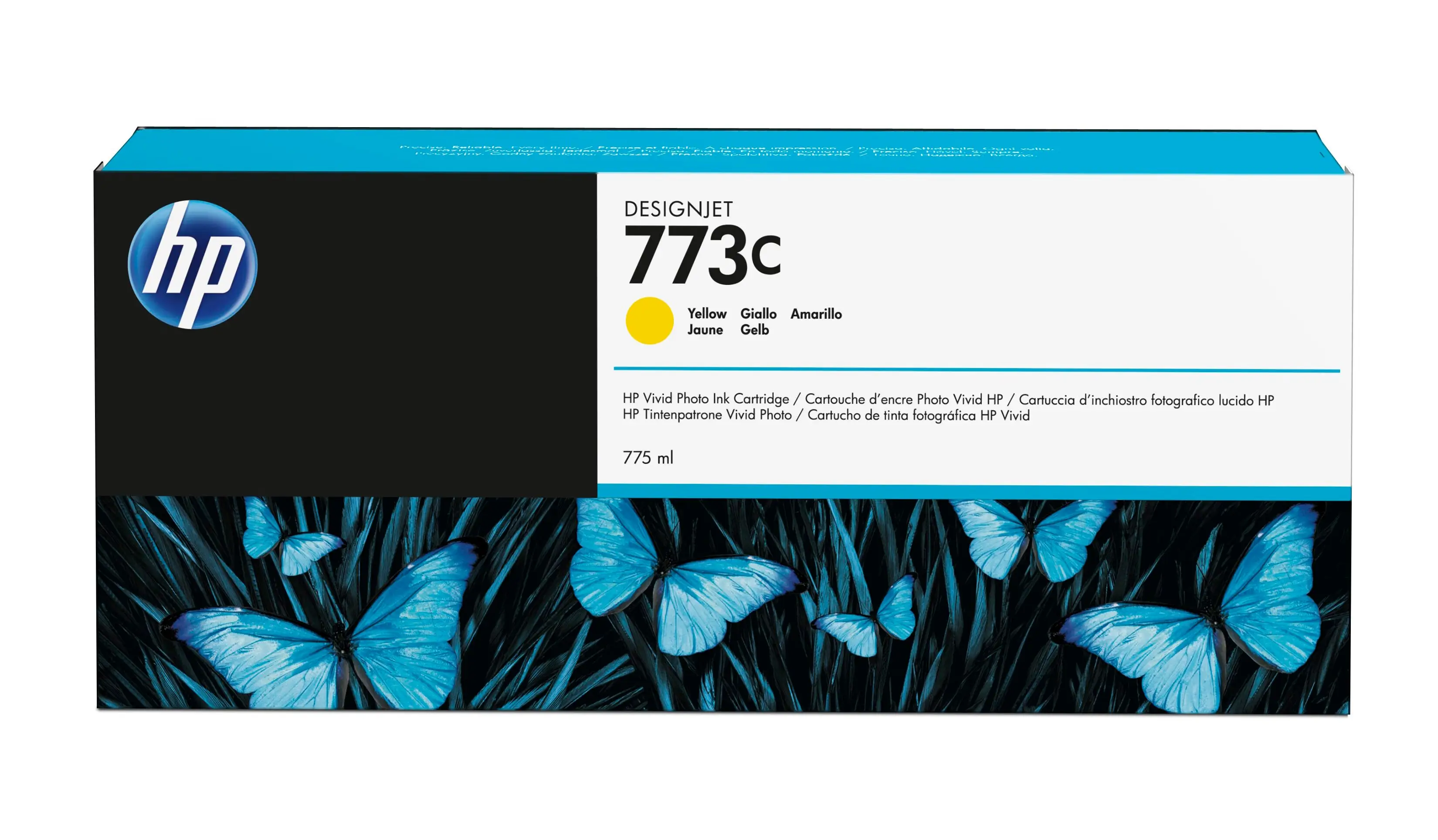 HP 773C 775 ml Sarı DesignJet Mürekkep Kartuşu C1Q40A