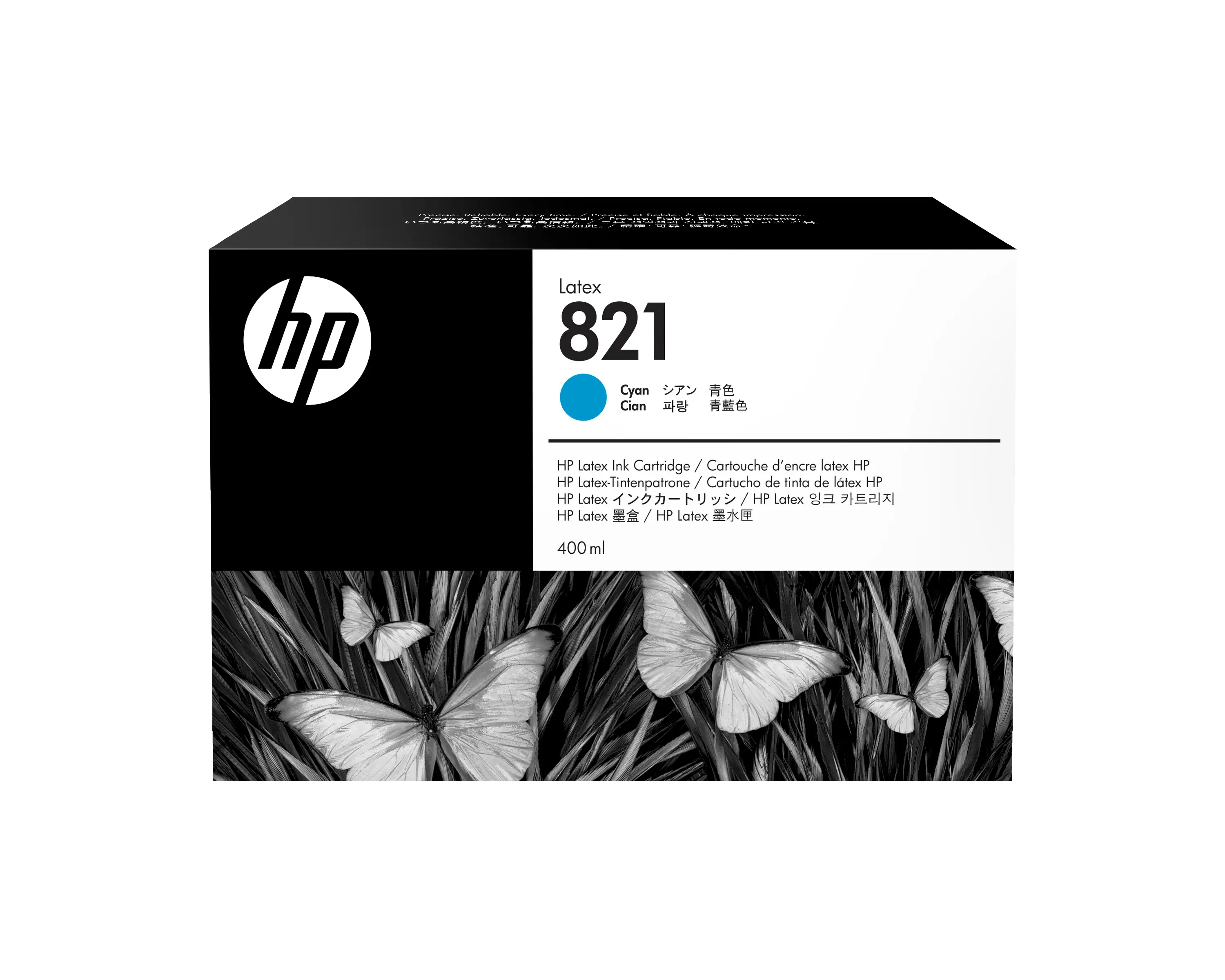 HP 821 400 ml Camgöbeği Latex Mürekkep Kartuşu G0Y86A