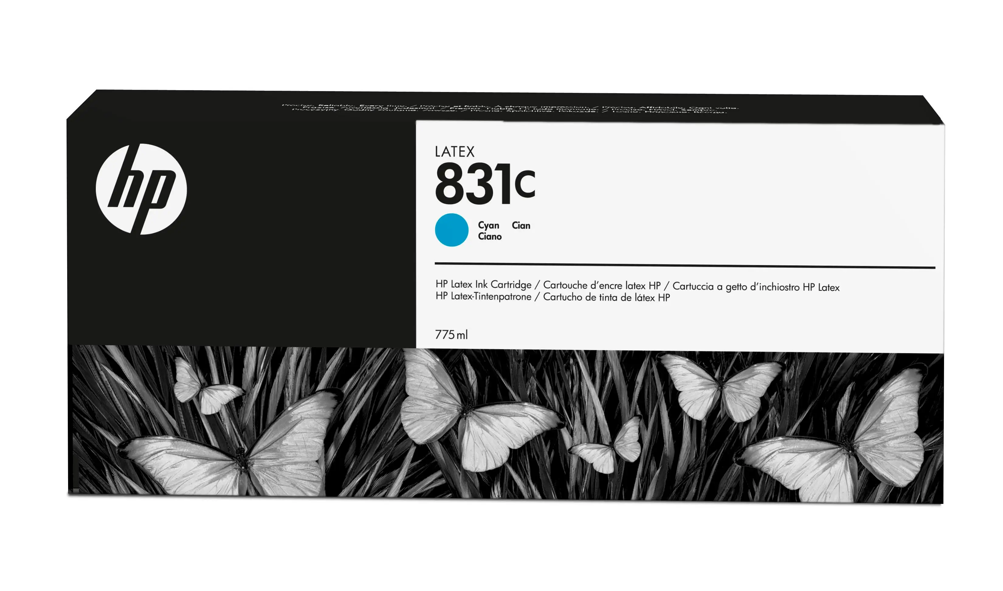 HP 831C 775 ml Camgöbeği Lateks Mürekkep Kartuşu CZ695A