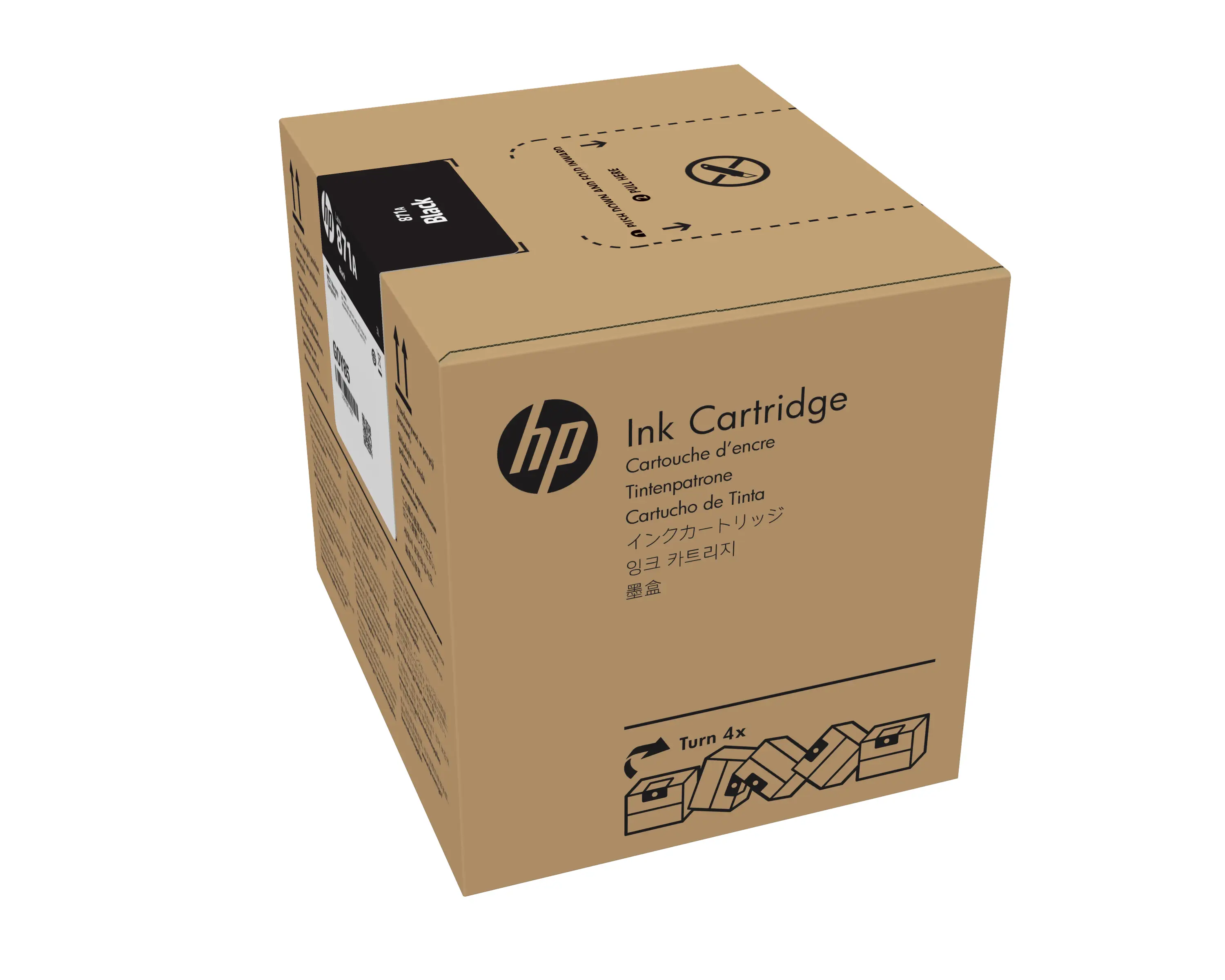 HP 871A 3 litrelik Siyah Latex Mürekkep Kartuşu G0Y82D