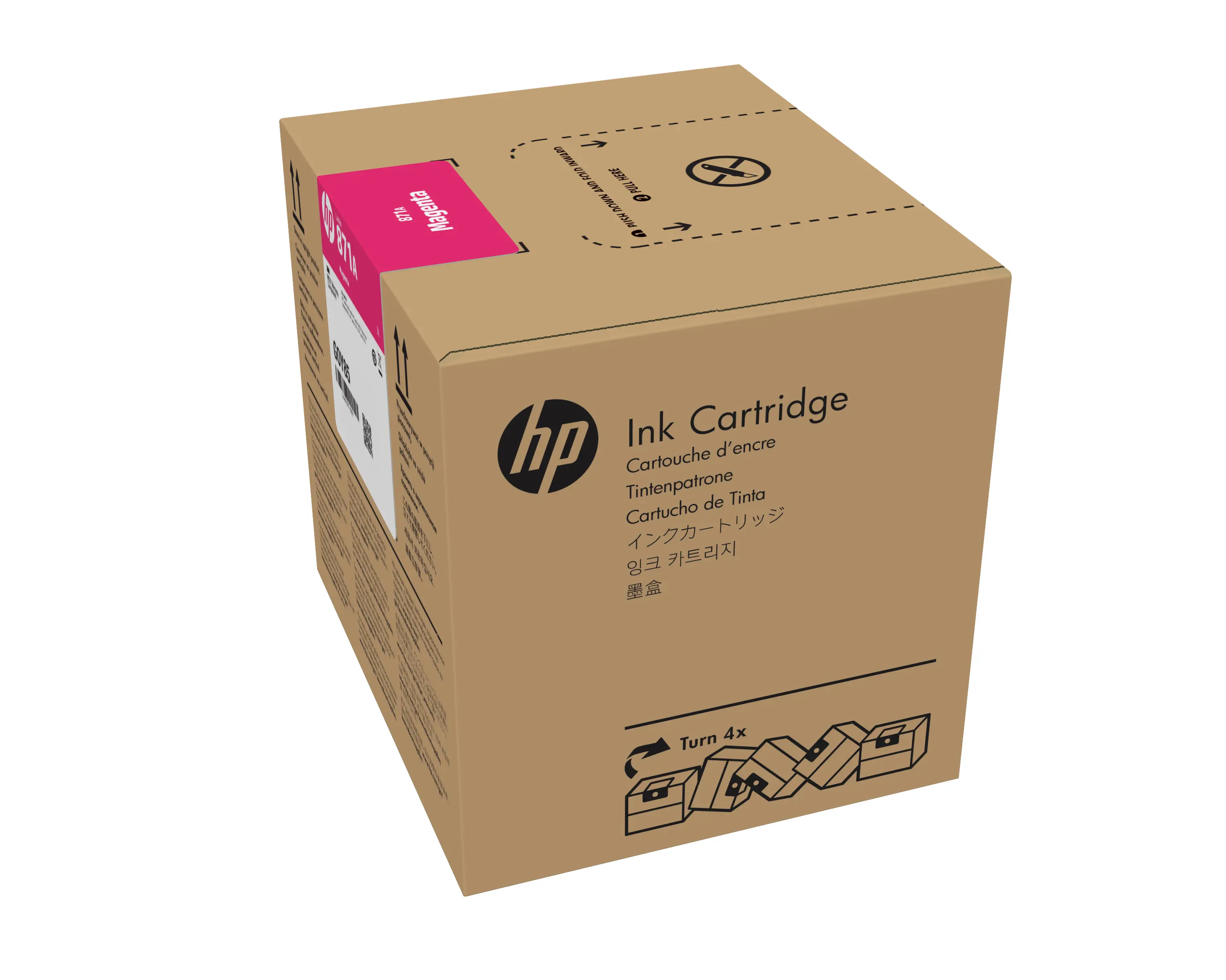 HP 871A 3 litrelik Macenta Latex Mürekkep Kartuşu G0Y80D