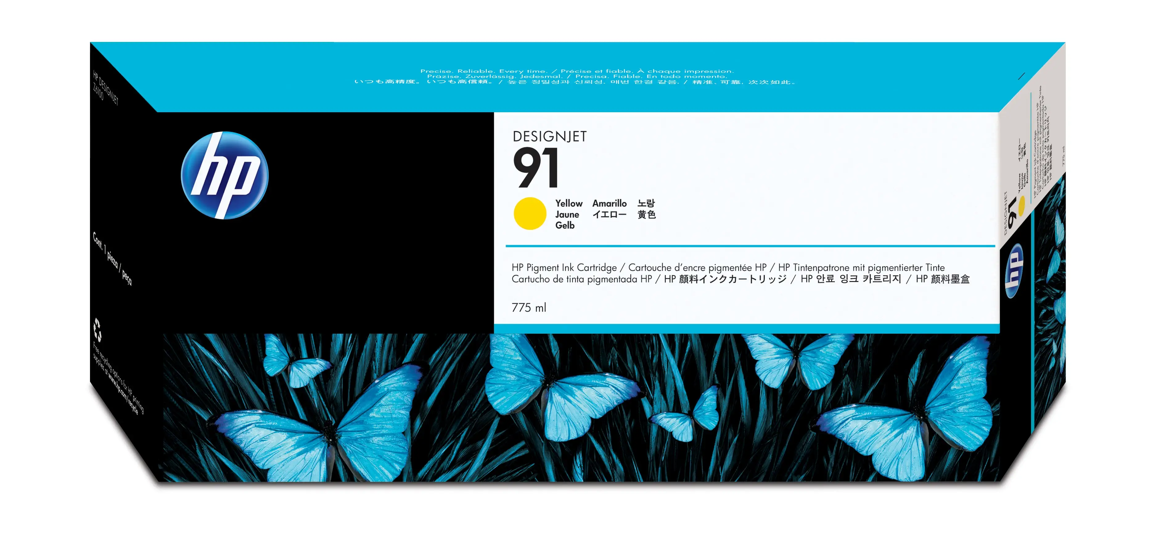 HP 91 775 ml Pigment Sarı Mürekkep Kartuşu C9469A