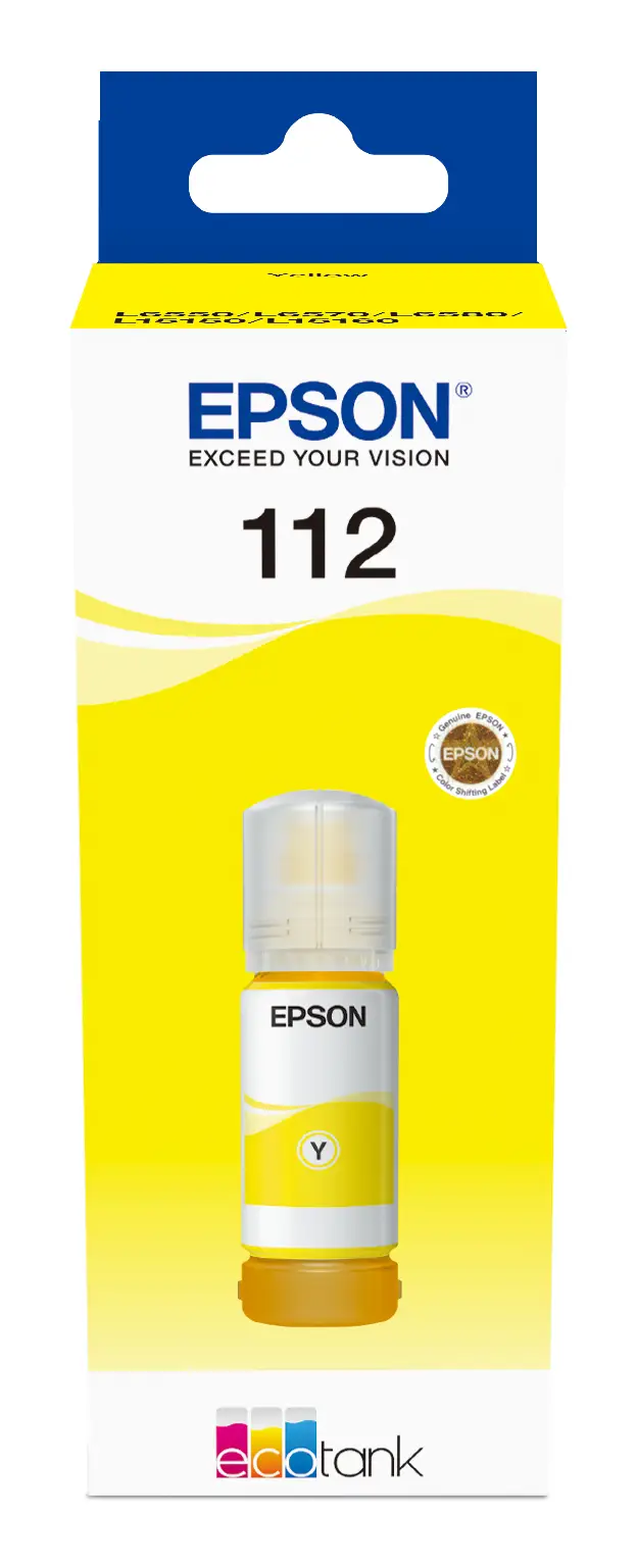 Epson 112 EcoTank Pigment Yellow ink bottle C13T06C44A