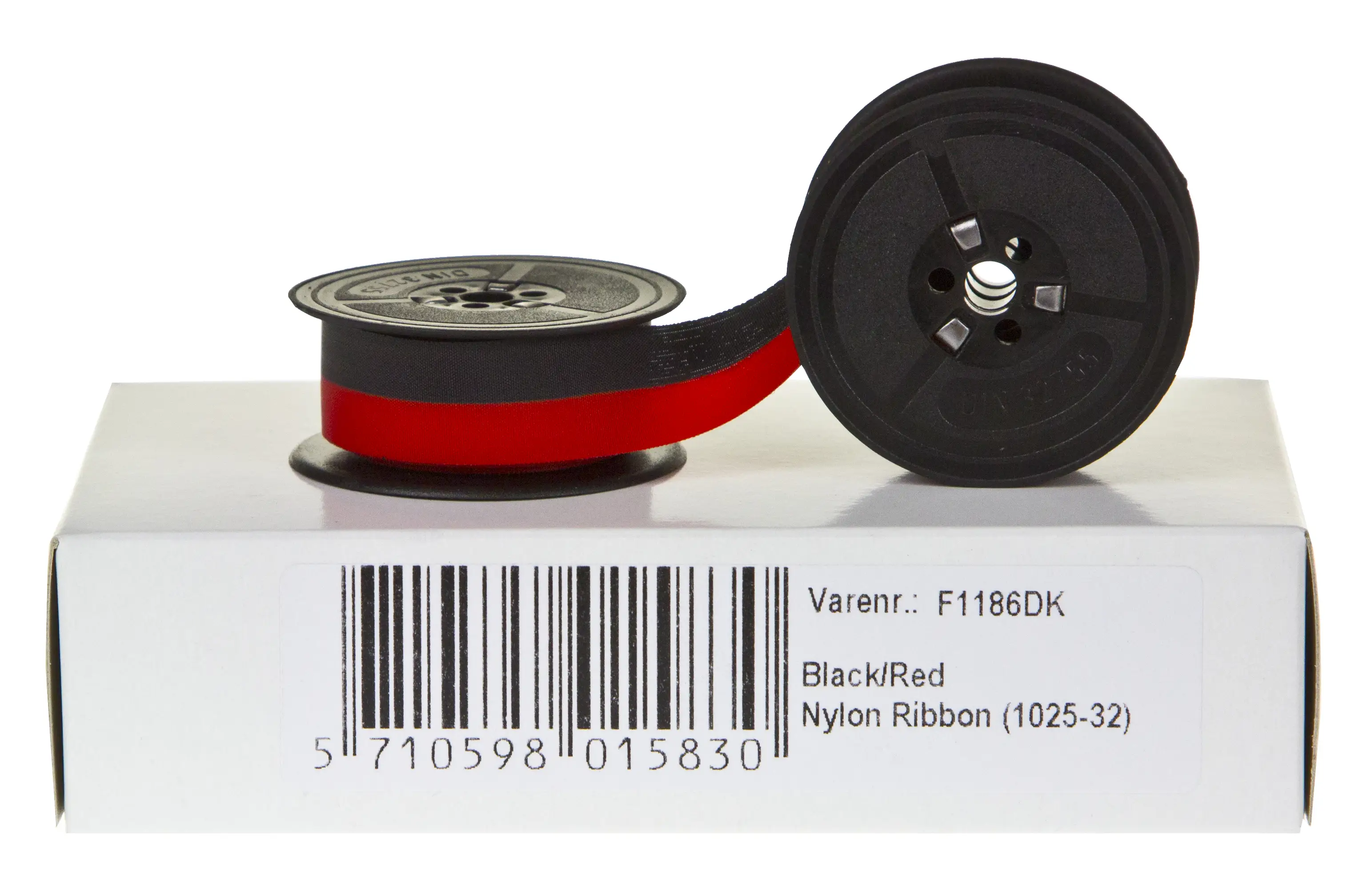 MM Black / Red Nylon Ribbon (Carma ID: 1025 - Group ID: 32) F1186DK